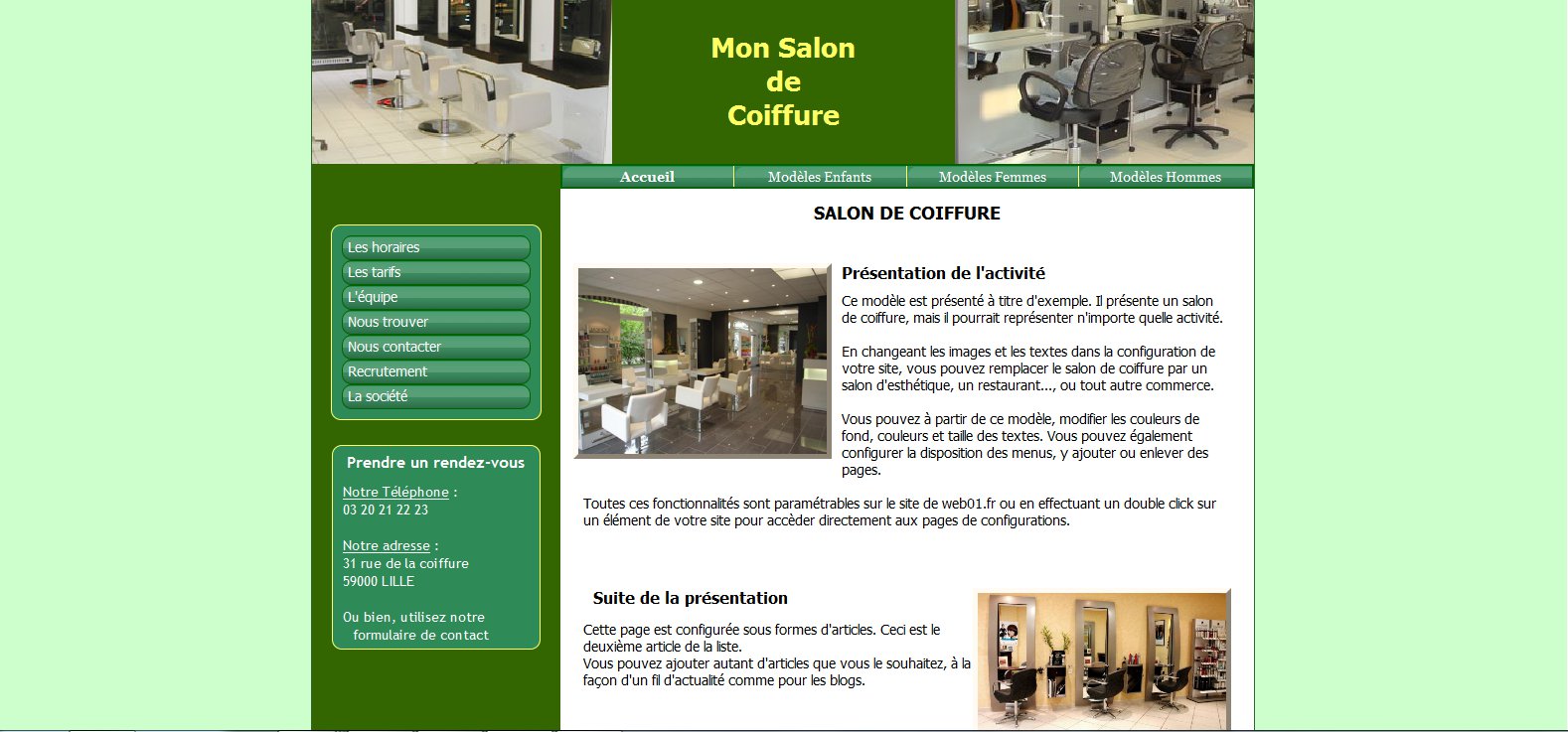 Salon de coiffure 01