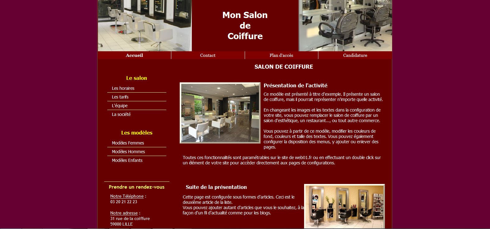 Salon de coiffure 05 Salon de coiffure 05