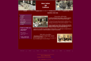 Modle de site pour salon de coiffure