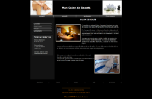 Modle de site Internet pour salon de beaut