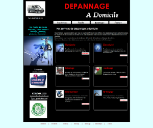 Modle de site Internet pour dpannage  domicile